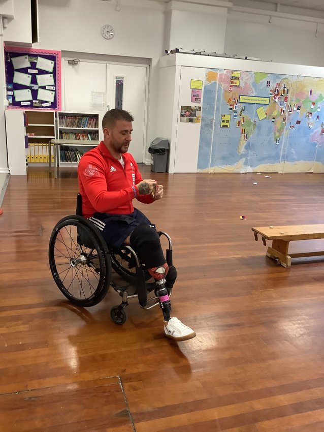 Image of Visit from a Paralympic Champion - Stuart Robinson 