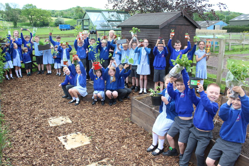 Image of Grand Opening of our new Greenhouse and Gardening Area!